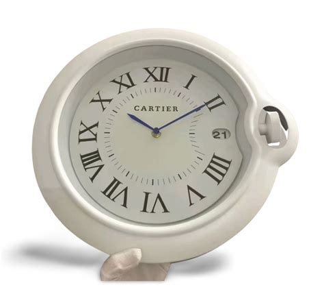 cartier desk clock replica|cartier wall clock.